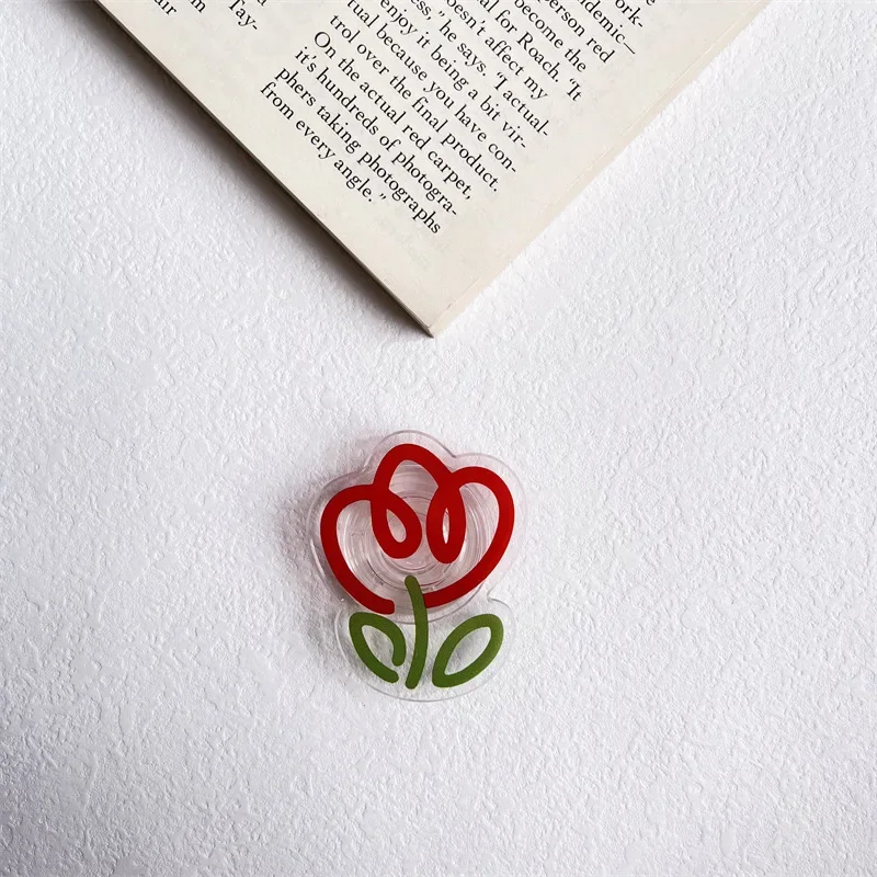 Tulip Flowers Foldable Finger Ring Phone Holder and Stand
