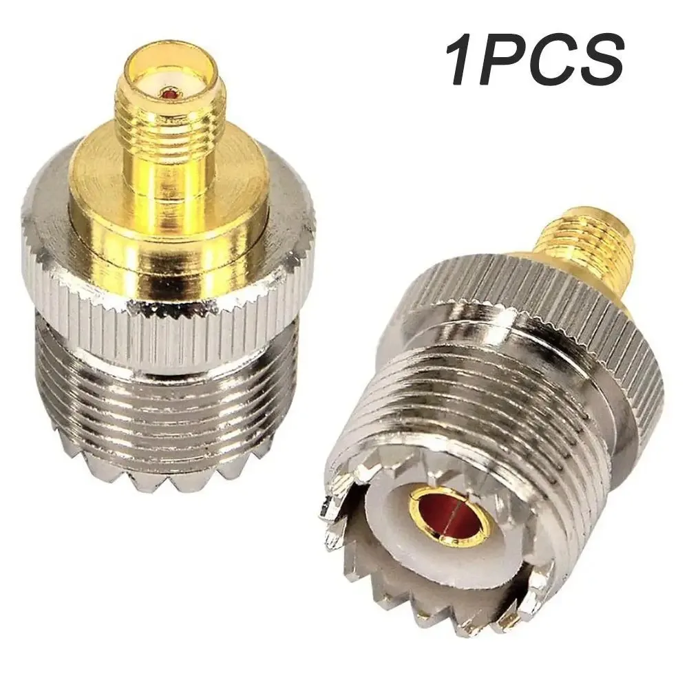 

New Coaxial RF Walkie-Talkie Antenna Adapter JXRF Connector SMA UHF Female For Baofeng To Femal