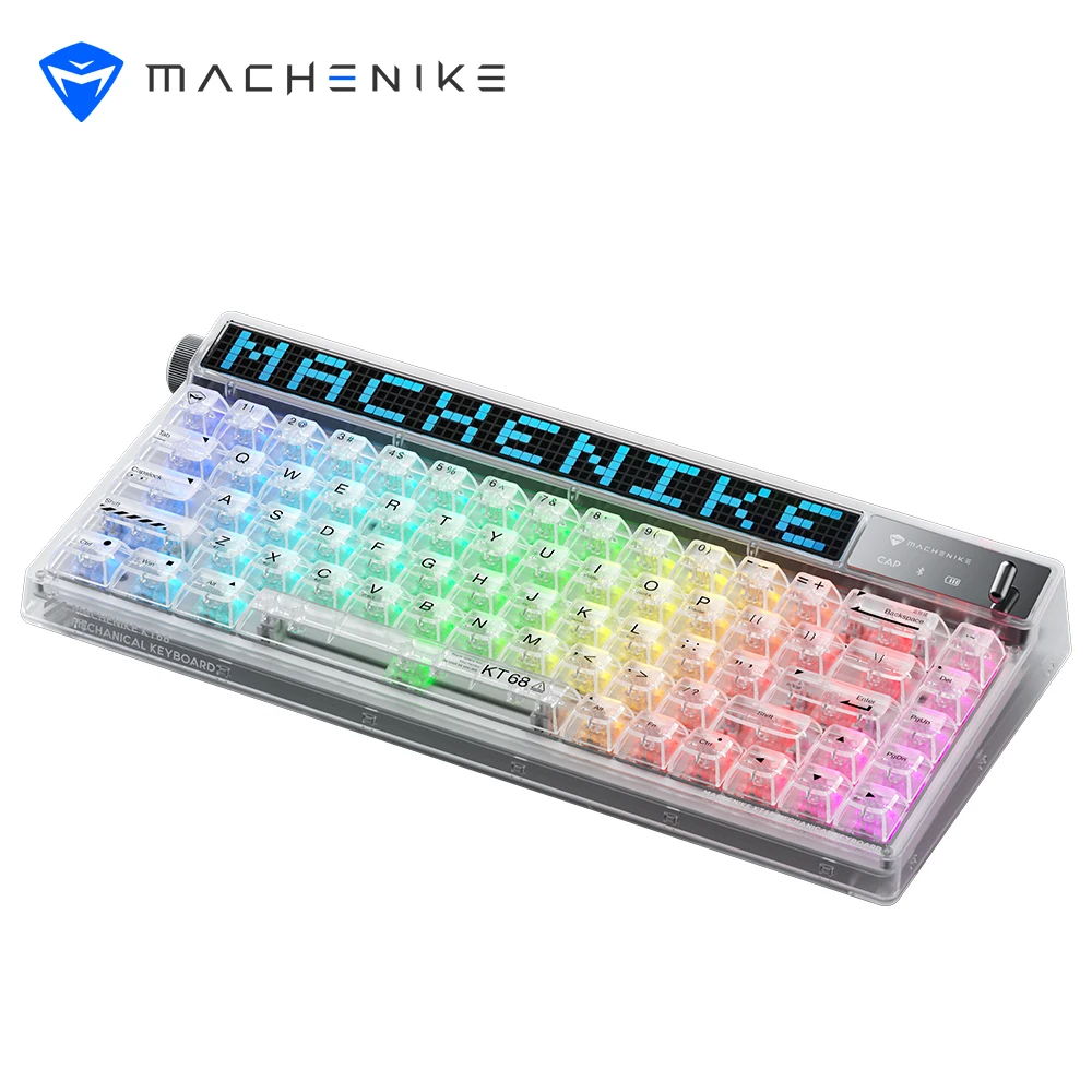 Machenike KT68 Pro Smart Screen Mechanical Keyboard 65% Form 