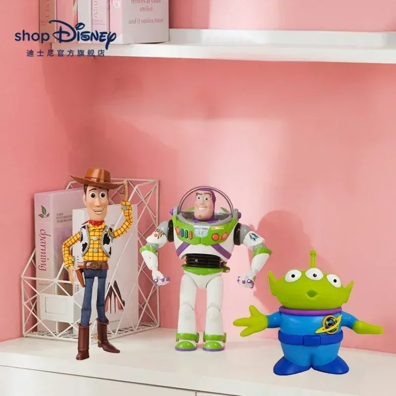 

Genuine Disney Toy Story 4 Juguete Alien Woody Buzz Lightyear Music/light With Wings Action Figure Toys For Child Birthday Gift