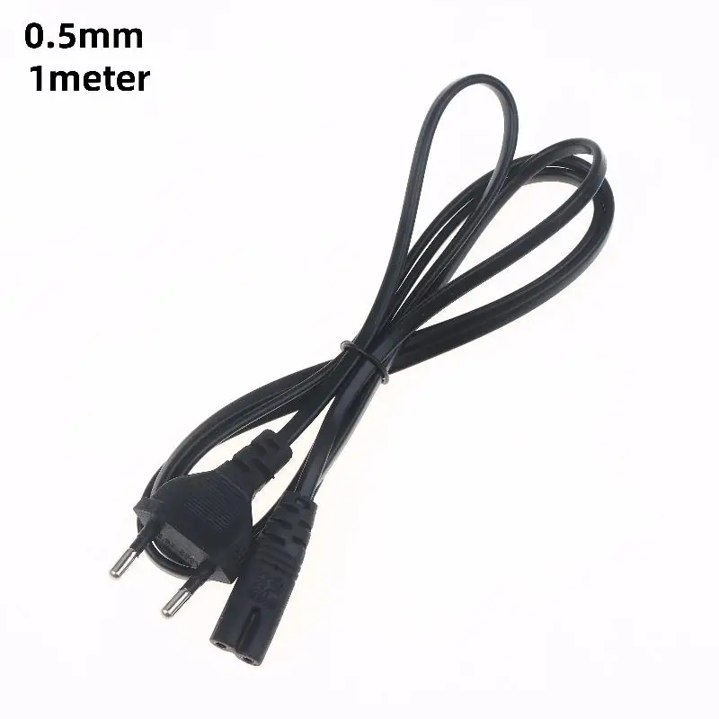 European Standard 2-Prong C7 Figure 8 Power Cable Extension Cord