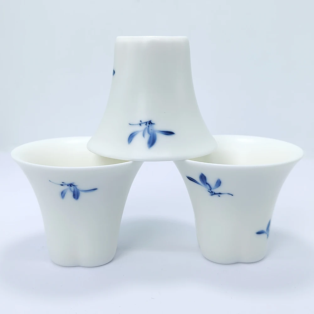 Ceramic 50ml Teacup Chinese Kung Fu Tea Cup 1Pc Porcelain Tea Set Water Mug Drinking Travel Drinkware cup