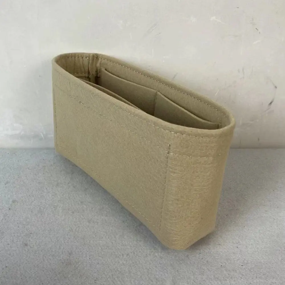 1Pcs Durable Storage Bags Insert Bag Portable Multi-Pocket Linner Bag Travel Felt Bag Organizer for Longchamp Mini Bag