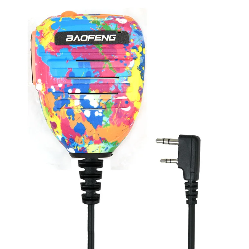

Baofeng Speaker Microphone for UV10R 5RH X100 UV82 F9HP UV18L Speaker Mic Headset Two Way Radio Handheld Speaker Walkie Talkie