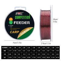 300M Super Strong Carp Fishing Line Wine Red Monofilament Nylon Line Feeder Fishing Accessories 0.14mm-0.50mm 15.35LB-44.75LB 2