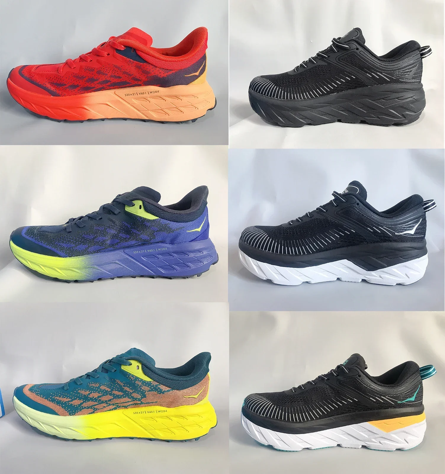 Bondi-7-and-Speedgoat-5-Sport-Running-Shoes-Men-Cushioning-Elasticity ...