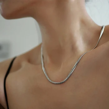 HIYEE Fashion Classic 3-8MM Figaro Chain Stainless Steel Non-Fading Waterproof Necklace For Men's And Women's Parties - Image 4