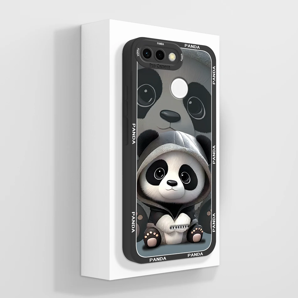 Fun Cartoon Liquid Silicone Phone Case - Full Protection Bumper Cover