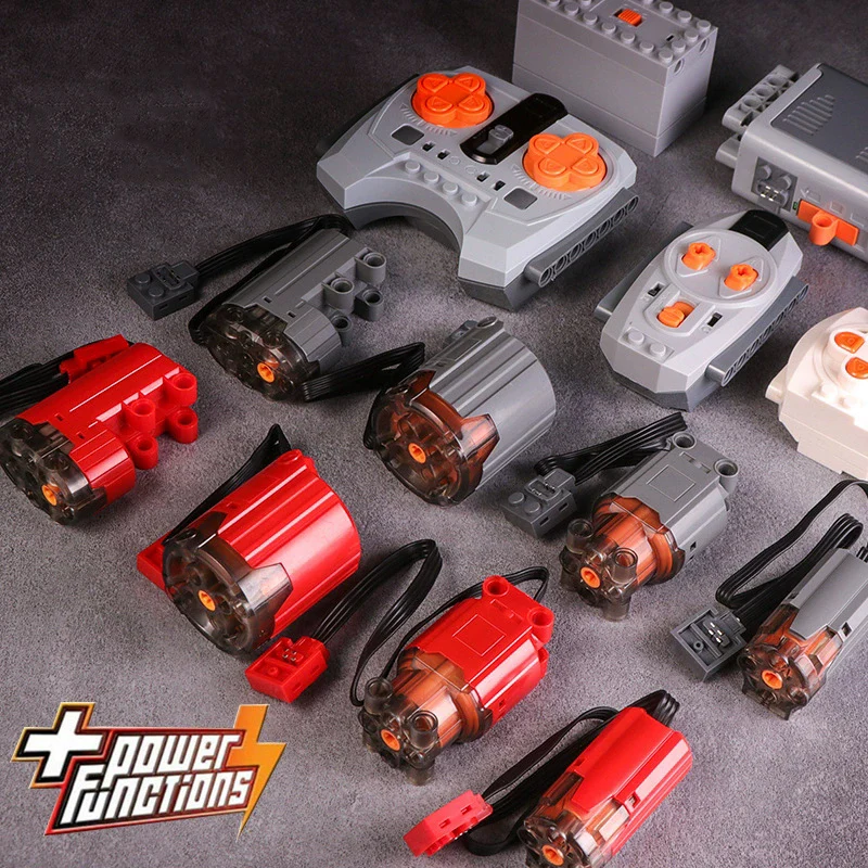 New PF Power Functions Motor Multi Servo Train Motor 8883 88002 8881 building blocks Technical RC Parts