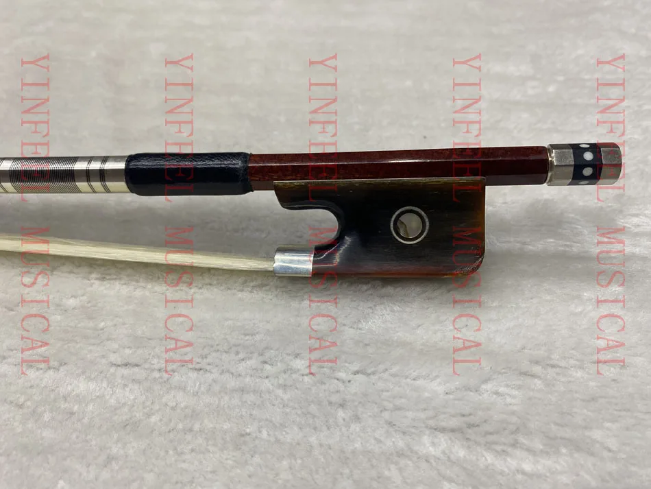 4/4 MASTER maker Hybrid Carbon Fiber cello Bow red ox horn fittings Wood skin TOP Performance Lightweight Fast response