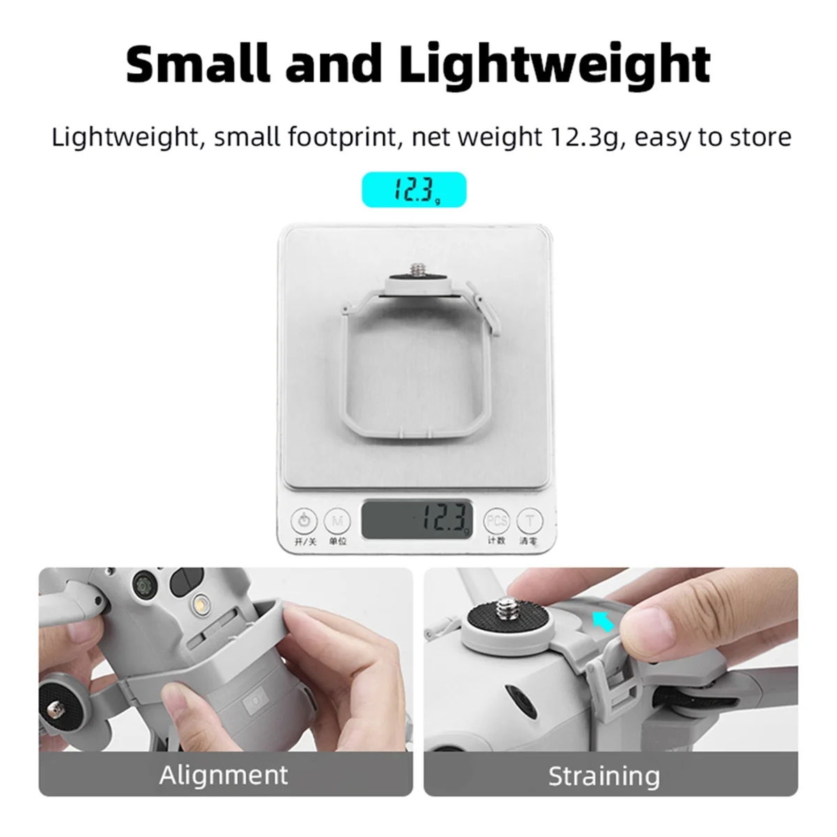 DJI 미니 4 프로용 상단 장착 브래킷, 파노라마 스포츠 카메라 어댑터 베이스, 다기능 액세서리