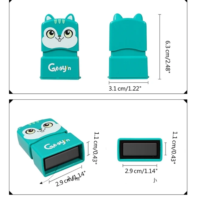 Fun Pattern Stamp Customizable Name Seal for Children's Apparel School Uniform 6