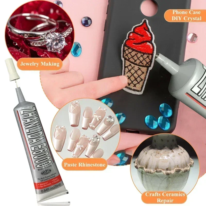 Super Glue E6000 Liquid DIY Dotting for Diamond Painting Mobile Phone Repair Adhesive Jewelry Clothes Craft