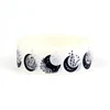 1PC 10M Decorative Cute Rose Leaves and Moon Stars Halloween Washi Tape for Planner Scrapbooking Masking Tape Journal Stationery 3