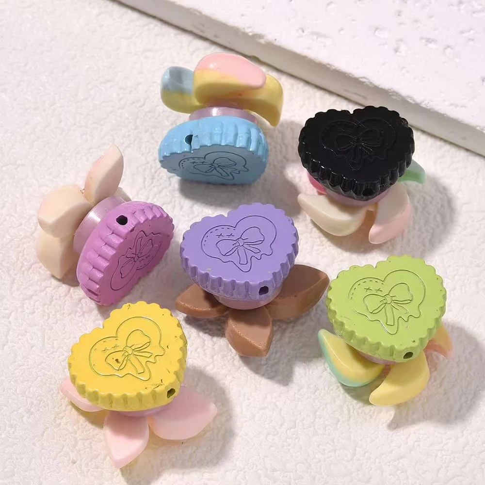 Cordial Design 50Pcs 18*20MM Jewelry Accessories/DIY Base/Heart Shape/Paint Effect/Hand Made/Jewelry Findings & Components - cordial