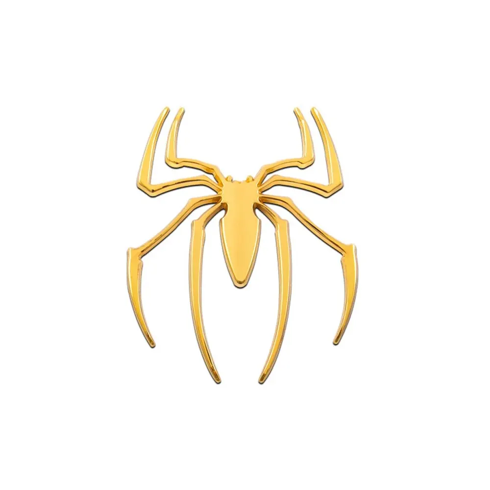 3D Metal Spider Car Logo Chrome Badge - Stylish Auto Exterior Decoration