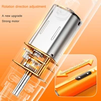 Jeu de tournevis électriques, Kit d'outils électriques de précision, Mini petits embouts sans fil rechargeables pour la réparation d'ordinateurs portables CRV 4