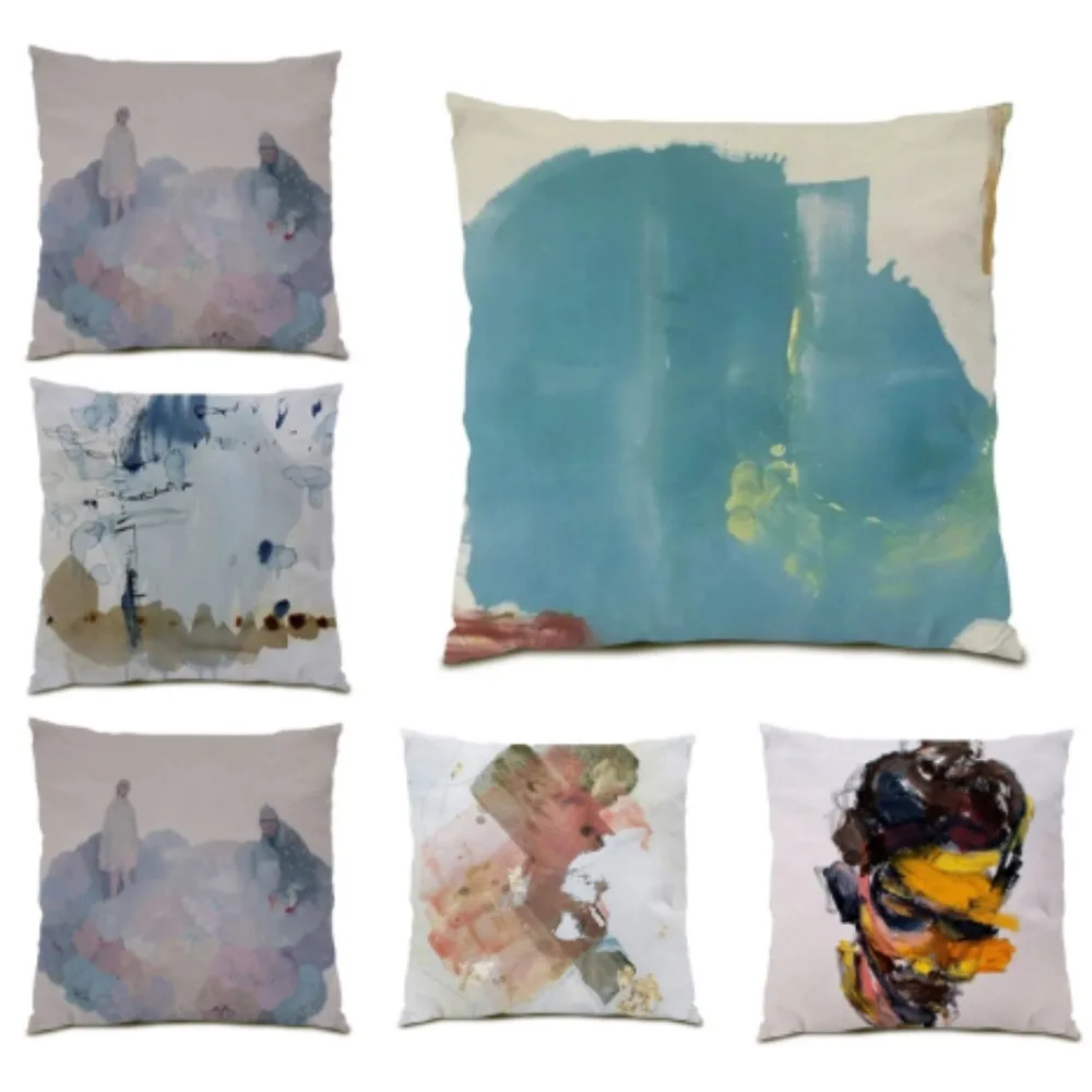 

Pillow Cover Home Decor Throw Pillow Covers Cushion Cover 45x45 Simple Living Room Decoration Modern Abstract Luxury Line E0384