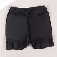 Plus Size Tennis Skirt for Women Black Golf Mini Skirt with Built-in Shorts Stretch Short Skort Female Gym Sporty Workout - Image 6