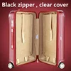 Clear Cover For Rimowa Essential with Zipper High Quality Suitcase Protector Customized Luggage Covers for 20"22"26"28"30"33" 2