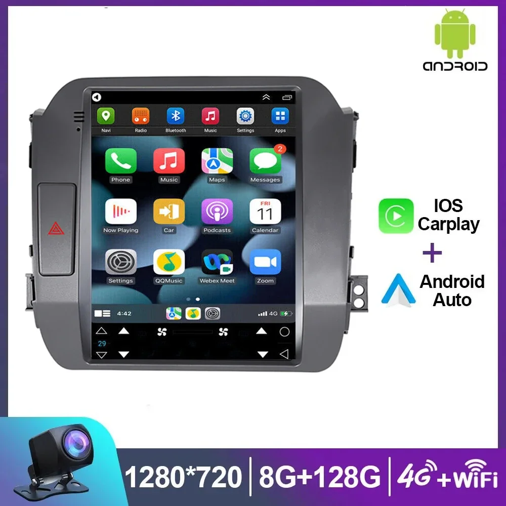 

Автомагнитола 2DIN, 4 + 64 ГБ, Android 13, для KIA Sportage 3, 2010-2015, 2016 г., мультимедийное видео, 4G, Wi-Fi, навигация Carplay, 9,7 дюйма