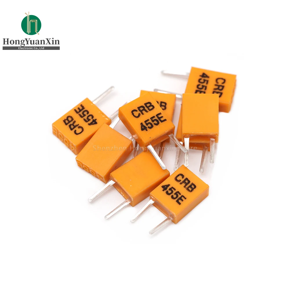 10 개/몫 455KHz 크리스탈 세라믹 수정 발진기 CBR 455E 2 핀