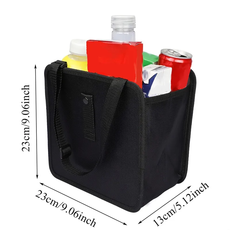 Car trash can portable storage mesh pocket hanging backseat storage waterproof bag