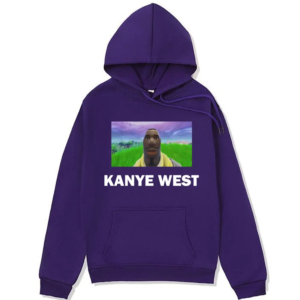 Rapper Kanye West Graphic Hoodies Men Women Fashion Harajuku Hooded Sweatshirts Hip Hop Oversized Long Sleeve Pullover Hoodie