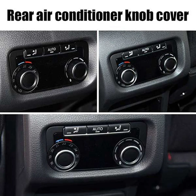 2PCS Rear Air Conditioning Knob AC Knob Heat Control Switch Button For Sharan Auto Accessories