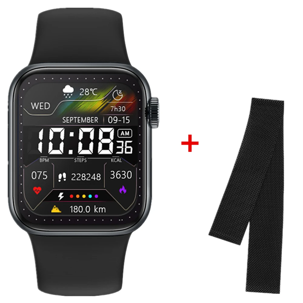 2022 M SEVEN Max 1.92" Sport Smartwatch Men Series 7 Bluetooth Call NFC Wireless Charger Women Fitness Smart Watch PK W27 X8 Pro 
