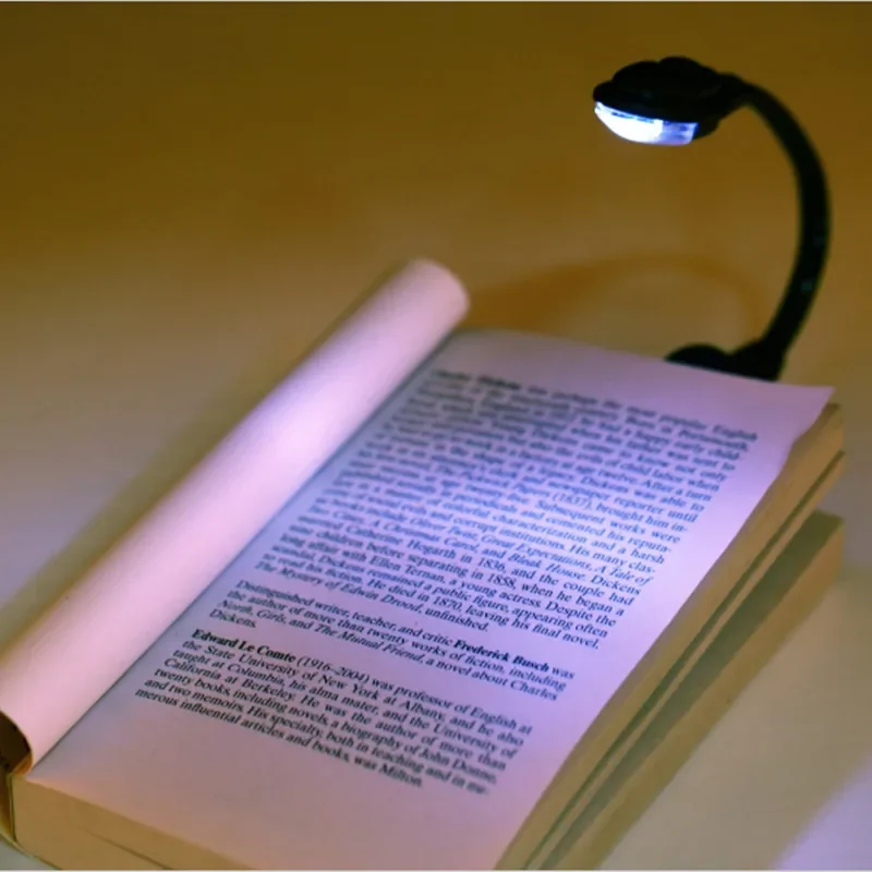 Mini LED Book Light Portable Clip-On