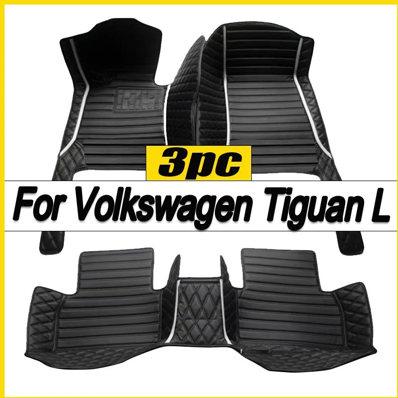 

Car Floor Mats For VW Volkswagen Tiguan L 2017 2018 2019 2020 2021 2022 Custom Auto Foot Pads Carpet Cover Interior Accessories