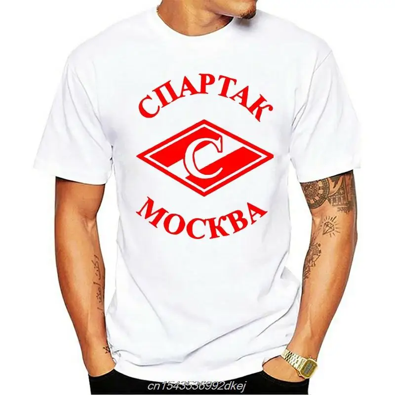 

High Quality Men T Shirt Cotton T Shirt Men Brand Tee Shirt 020138 Spartak Summer New Short Sleeve Casual O Neck Modal Cartoon