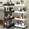 Must-Have 4-Layer Rolling Utility Cart – Waterproof, Space-Saving & Multipurpose For Bathroom, Kitchen & Living Room 2