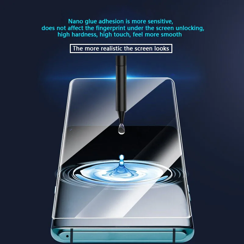 Redmi Note 13 Pro Plus용 3D 곡면 전체 접착제 자외선 강화 유리Redmy Note 13 Pro+ 보호막 유리용 화면 보호기