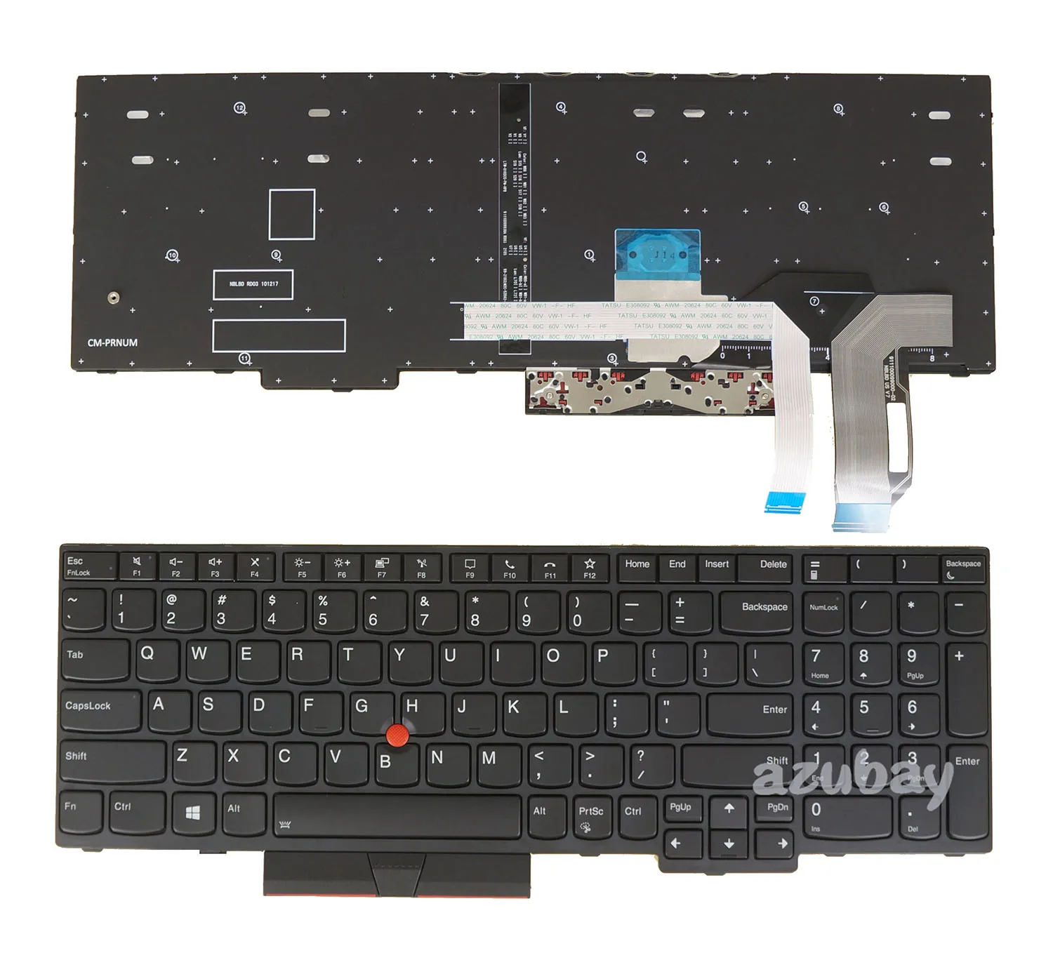 Lenovo ThinkPad E15 (20RD/20RE) original clavier DE (allemand