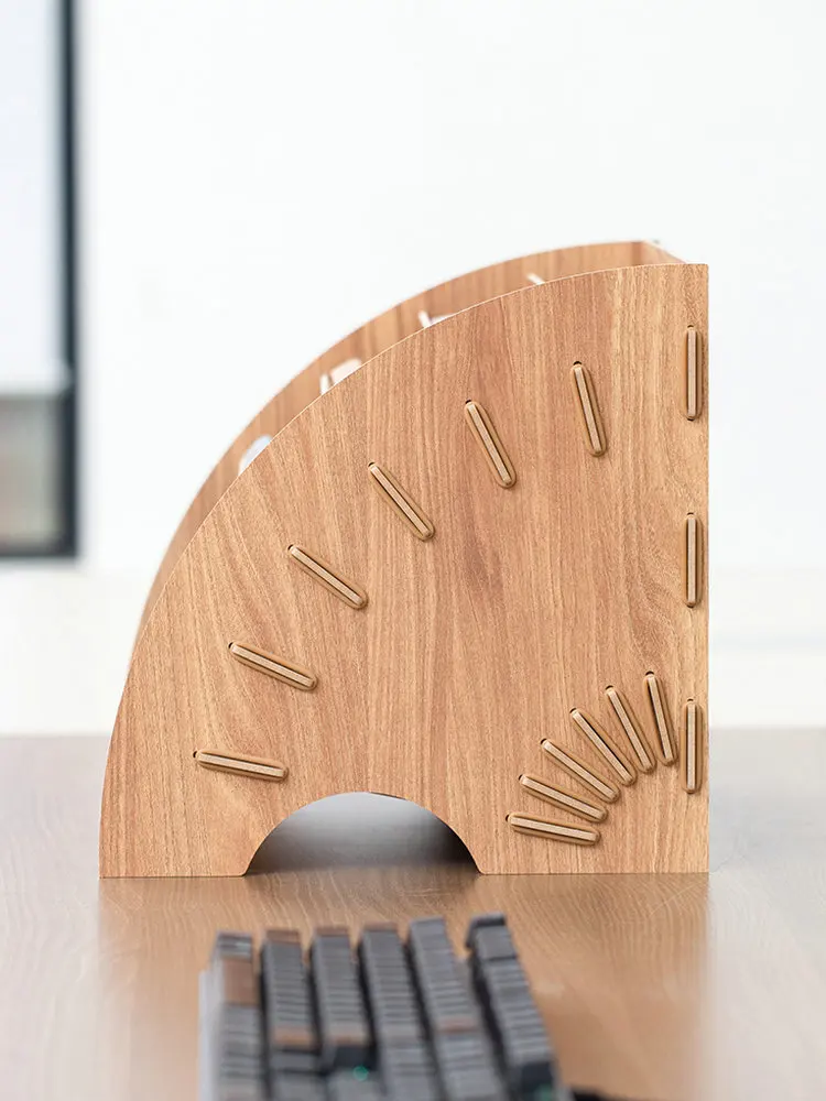 Office Desk Organizer Magzine File Holder Fan-shaped Document Tray Rack A4 Fle Organizer For Desk