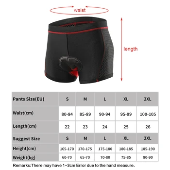 Upgrade Cycling Shorts Cycling Underwear Pro 9D Gel Pad Shockproof Cycling Underpant Bicycle Shorts Bike Underwear 4