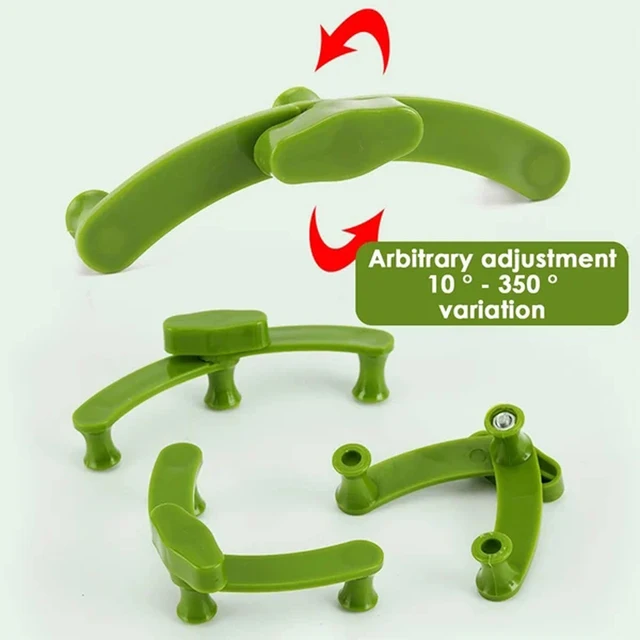 1/5/10Db 360 Fokos Állítható Növényi Ágak Hajlító Újrahasznosítható Ág Húzó Gallyak Rögzítése Bilincs Kert Bonsai Modellező Eszköz - Image 3