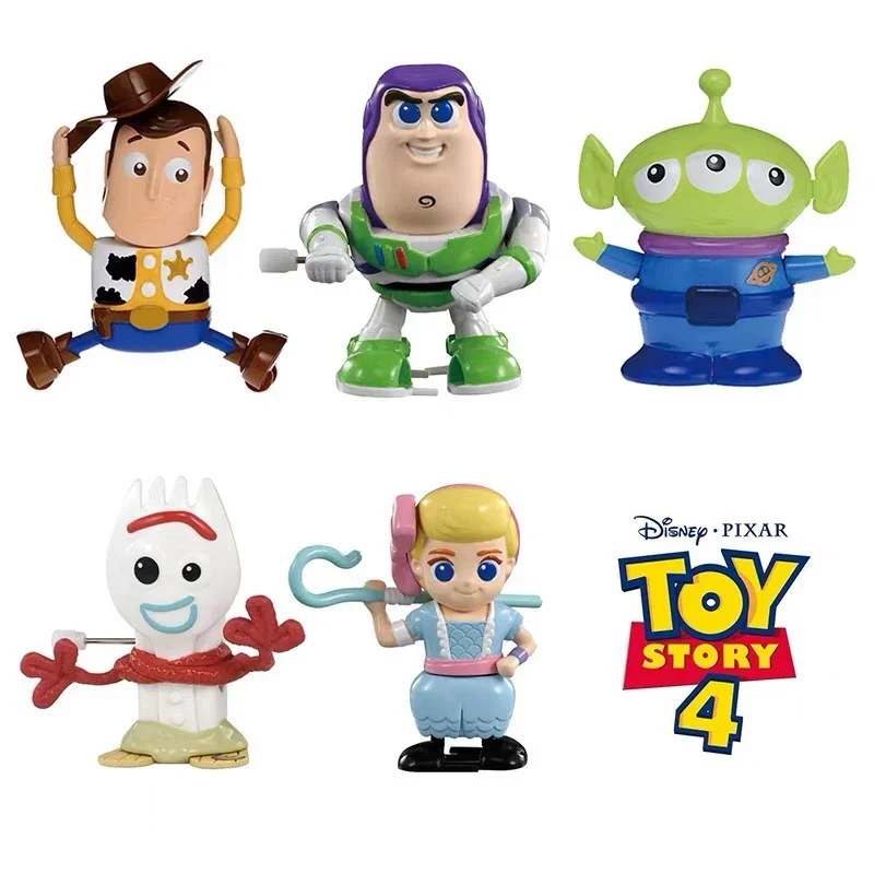 

Disney Toy Story Movable Joints Toys Robot Buzz Lightyear Woody Cute Green Alien Action Figure Model Collectible Ornaments Gifts