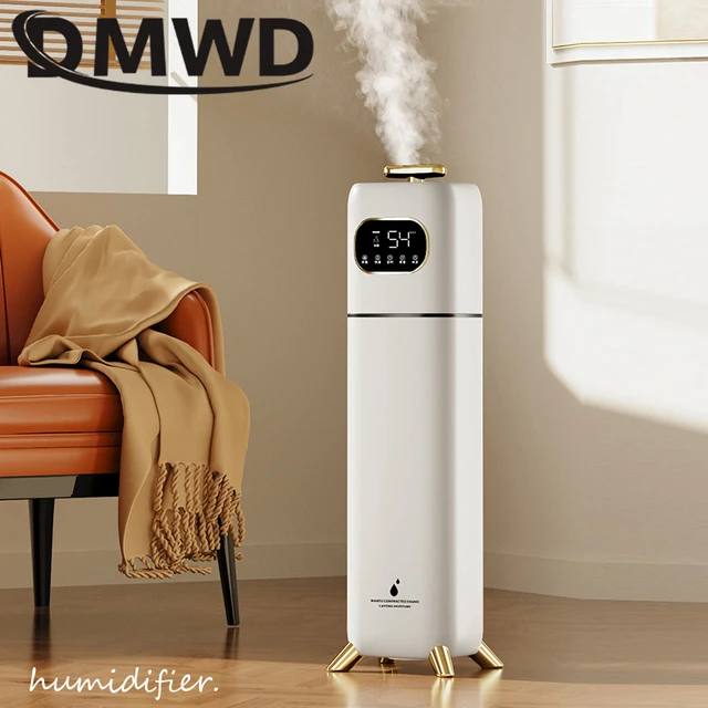 DMWD Electric Humidifier 8L Capacity Floor-type Air Purifier Mist Maker  Intelligent Touch Screen Adjustable Aromatherapy Fog - AliExpress