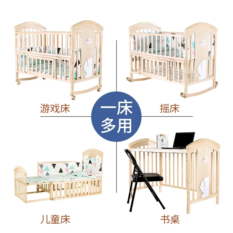 Childrens Baby Care Tools Children's Individual Bed Lightweight Strollers Juvenile Family Cribs Newborn Litera Items Furniture