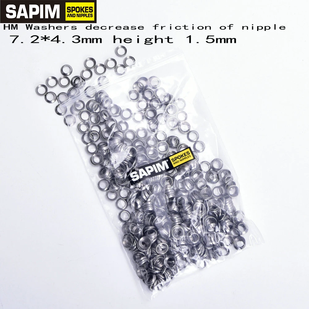 Bicycle Spokes Bike Spokes Nipples Sapim Junta Radios Esf&eacute;ricos Internos Pez&oacute;n Arandela Antisolta Deflecci&oacute;n Aumento Fuerza Boquilla Grupo Rueda