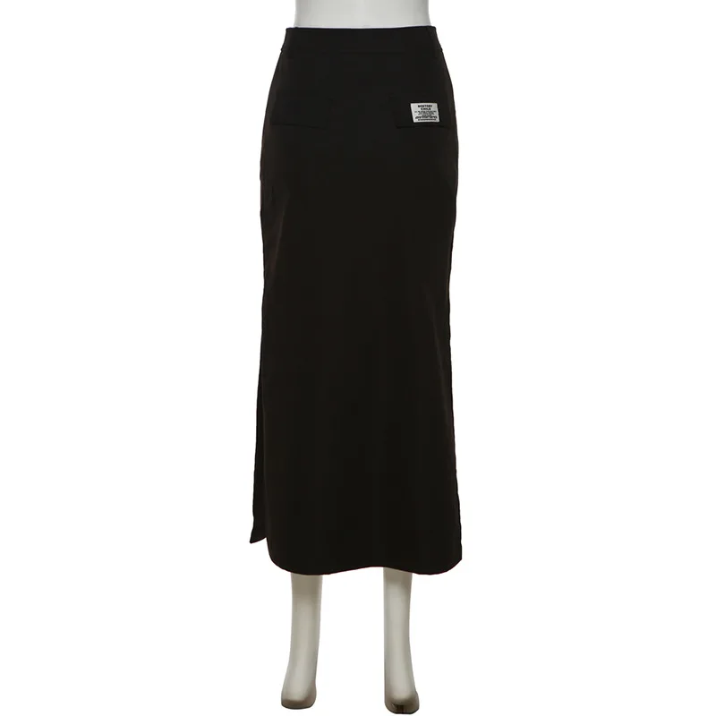 Goth Grunge Women Midi Skirt