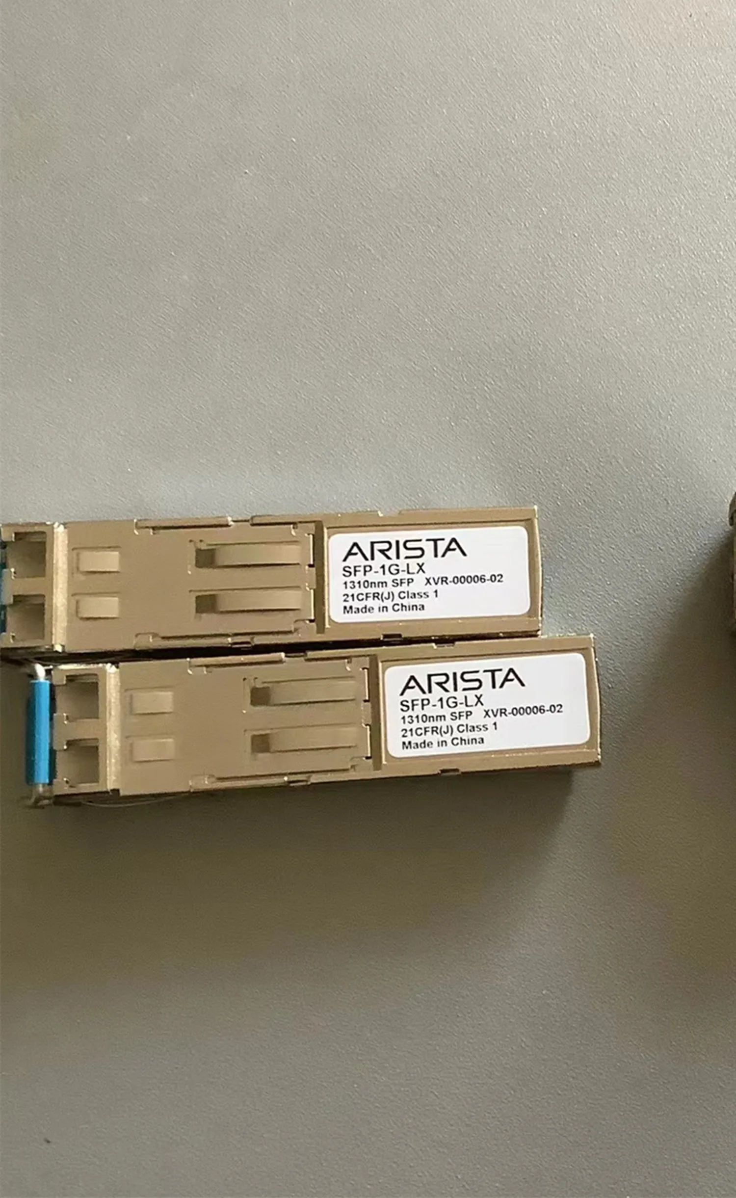 Modulo Arista 1Gb Sfp Xvr-00006-02 Sfp-1G-Lx 1310Nm 1G 10Km Gigabit Modulo In Fibra Ottica Monomodale