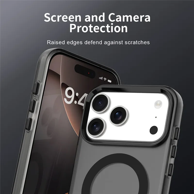 Translucent Candy Color Matte Shockproof Protective Phone Case