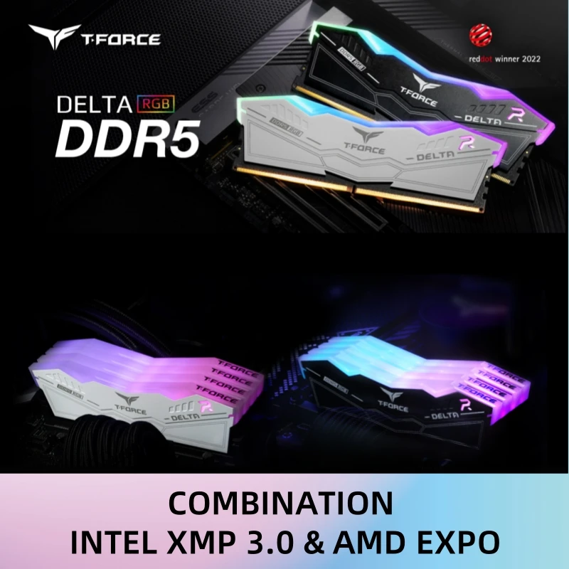 Delta Team T-Force Delta RGB 32GB (2 X 16GB) 288-Pin PC RAM DDR5
