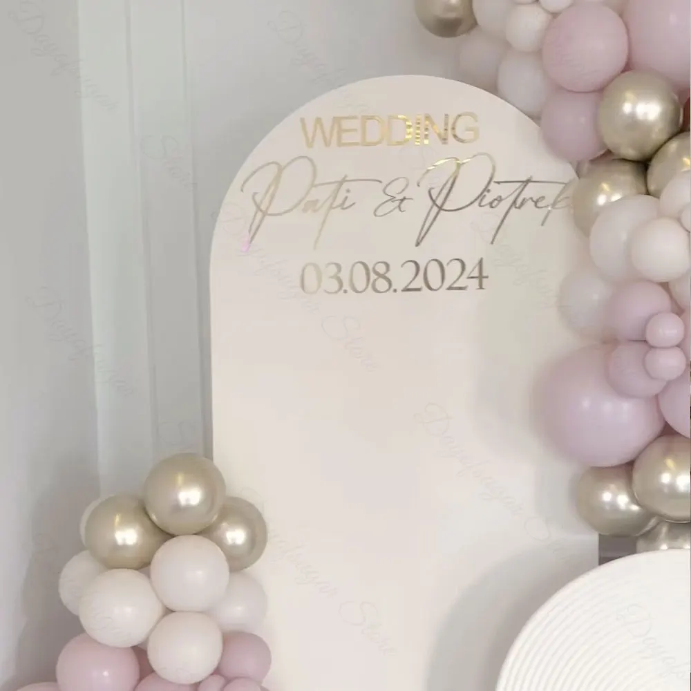 150/120cm Backdrop Board Personalized Wecome Sign Board for Birthday Wedding Baby Shower Party Backdrop Decoration Favor