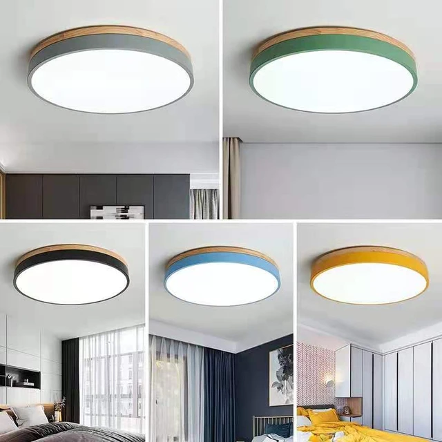 Plafonnier LED 3 couleurs circulaire