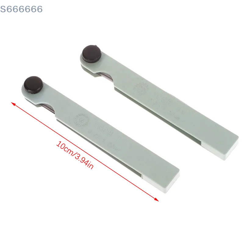 Feeler Gauge Metric Thickness Gauge Set 14/17 Blades Feeler Stainless Steel Gap 0.05-1.0mm Thickness Filler Tool